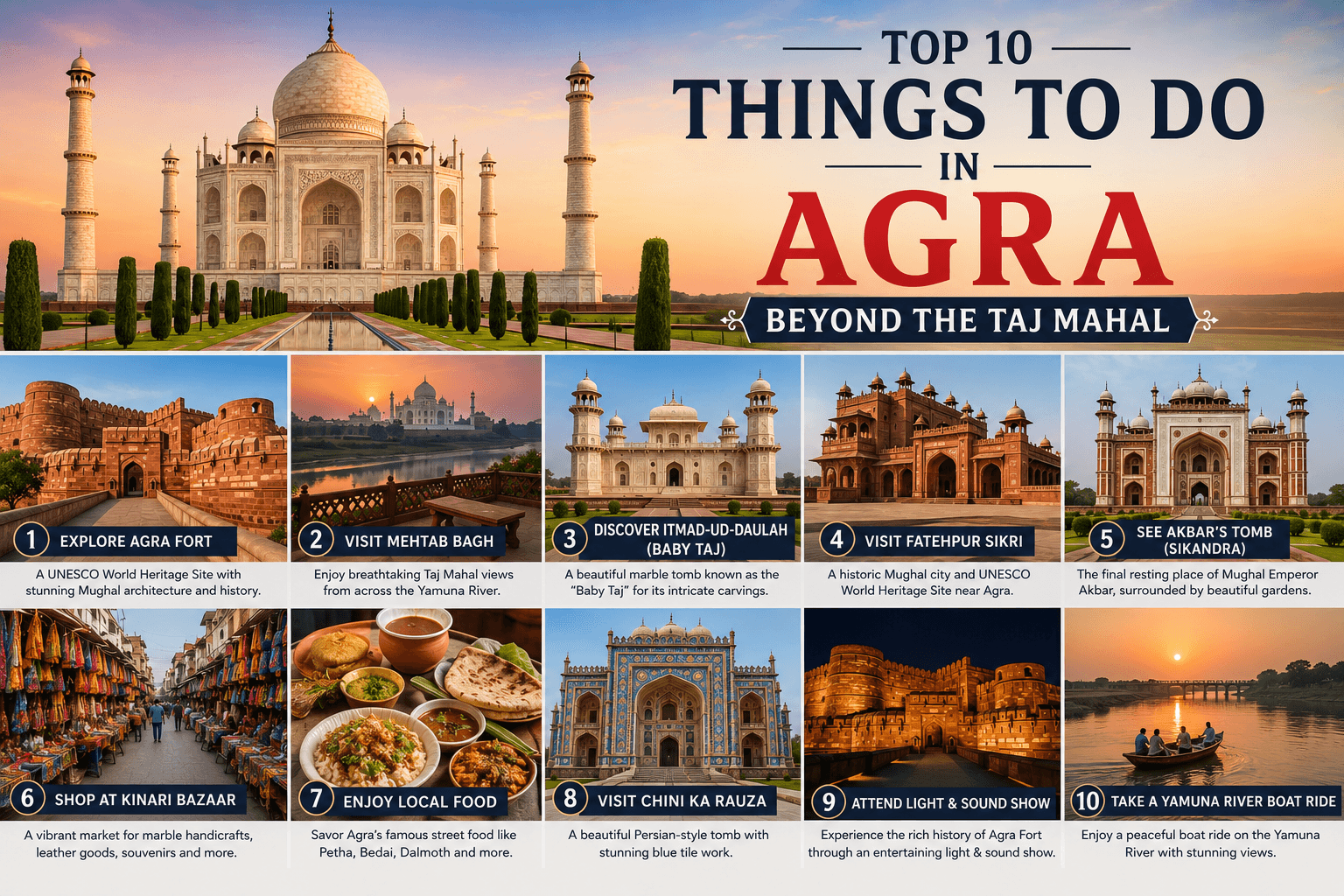Best Places to Visit in Agra