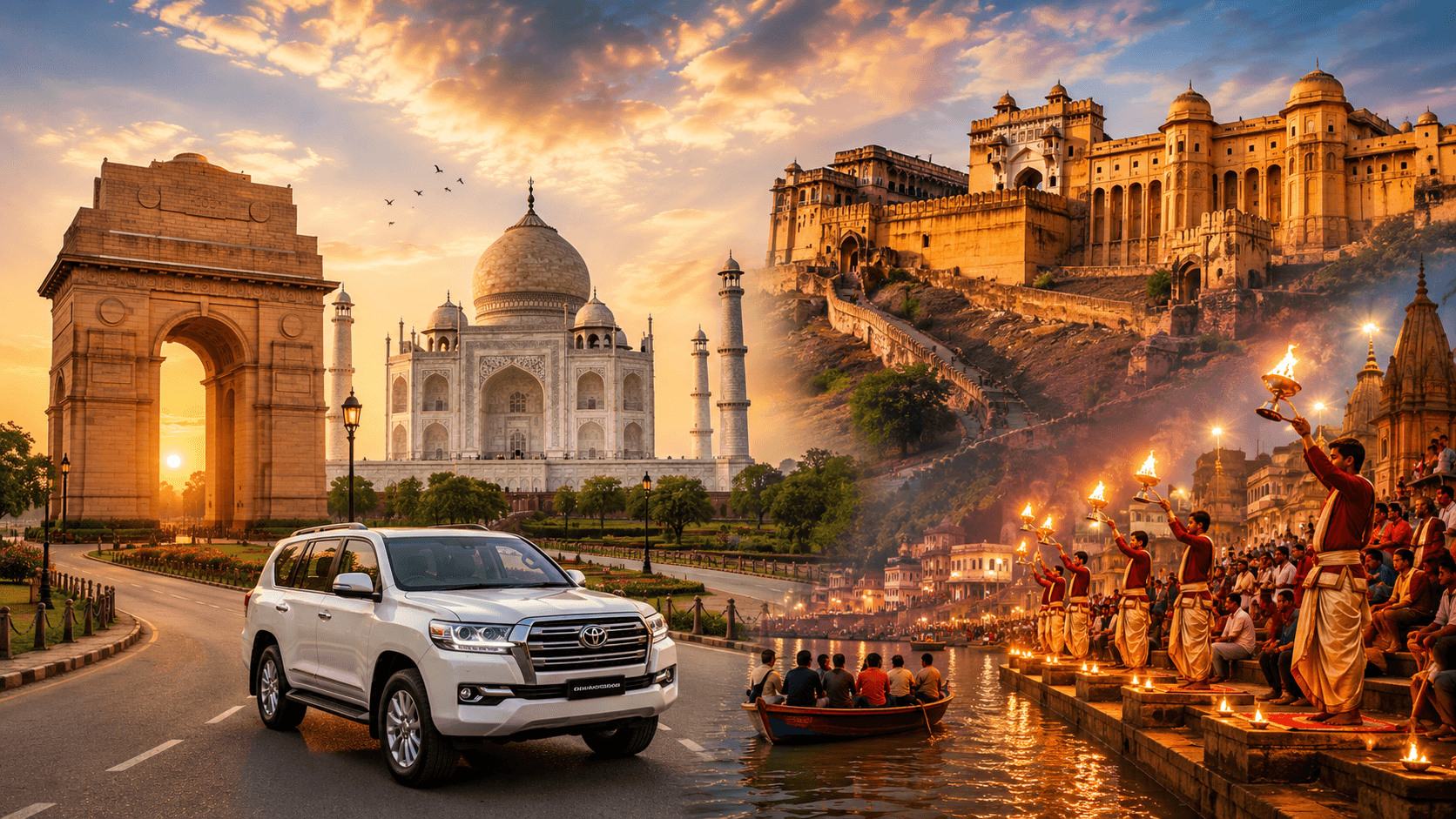 7-Day Golden Triangle Tour with Varanasi