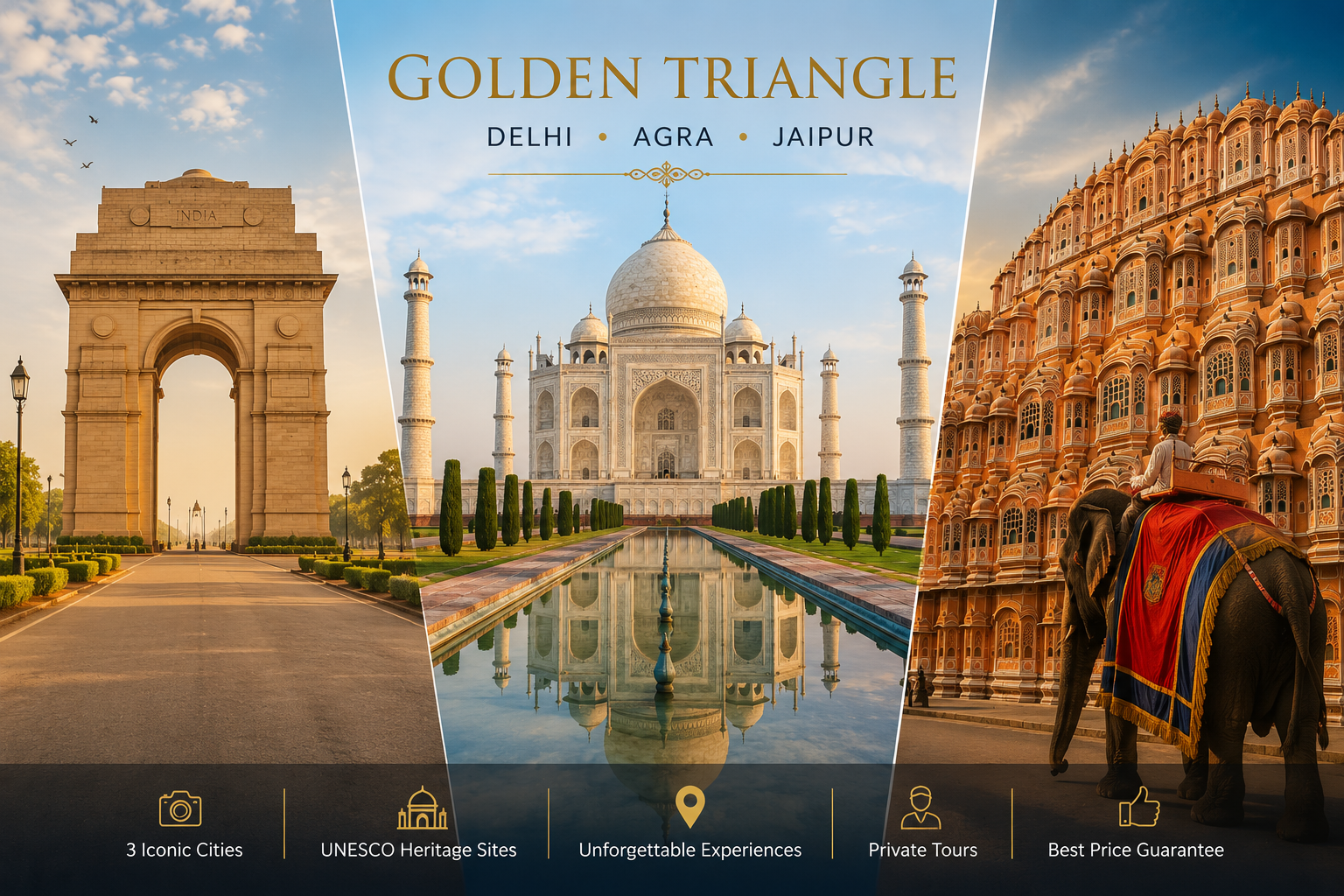 5-Day Golden Triangle Tour from Delhi